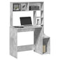 JUNG Vida Schreibtisch mit Regal Betongrau 100x45x140 cm Holzwerkstoff