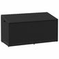 JUNG Vida Garten-Aufbewahrungsbox Schwarz 110 x 50 x 58 cm Poly Rattan