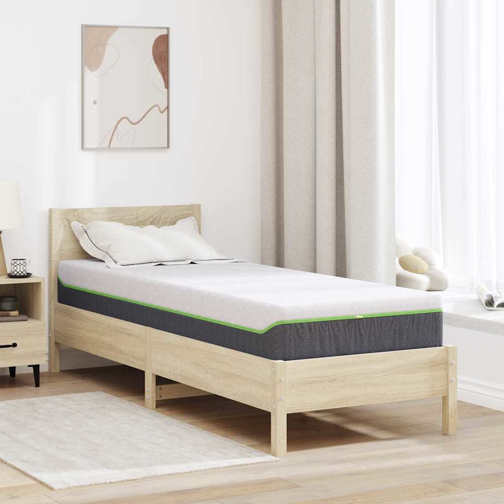 JUNG Vida Matratze Weiß und Grau 70 x 200 cm Jacquard-Stoff