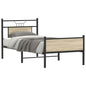 JUNG Vida Bettgestell ohne Matratze Sonoma-Eiche 75x190 cm Holzwerkstoff