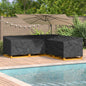 JUNG Vida Möbelbezug Schwarz 255 x 255 x 80 cm 420D Oxford Stoff