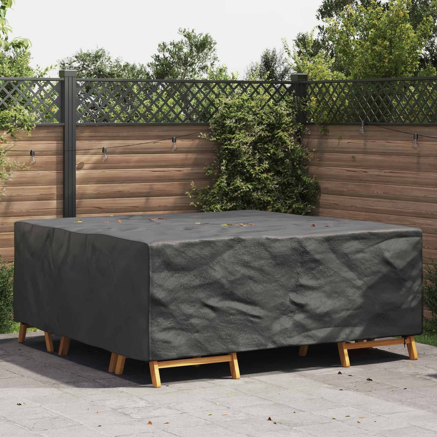 JUNG Vida Möbelbezug Uni Schwarz 200 x 200 x 90 cm 210D