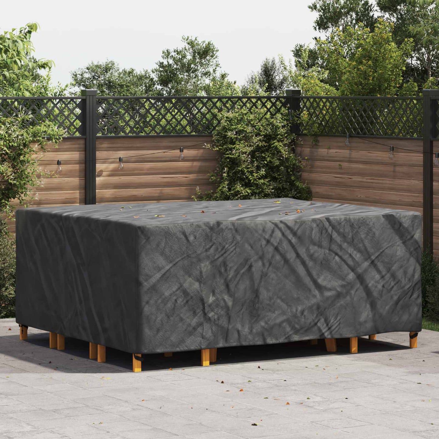 JUNG Vida Möbelbezug Uni Schwarz 250 x 210 x 90 cm 600D