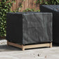 JUNG Vida Möbelbezug Uni Schwarz 74 x 74 x 60 cm 420D Oxford Stoff