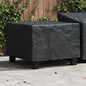 JUNG Vida Möbelbezug Uni Schwarz 99 x 99 x 60 cm 420D Oxford Stoff