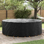 JUNG Vida Gartenmöbelabdeckung Schwarz 279 x 279 x 71 cm 600D-Gewebe
