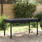 JUNG Vida Tischdecken Uni Schwarz 102 x 202 x 15 cm Stoff