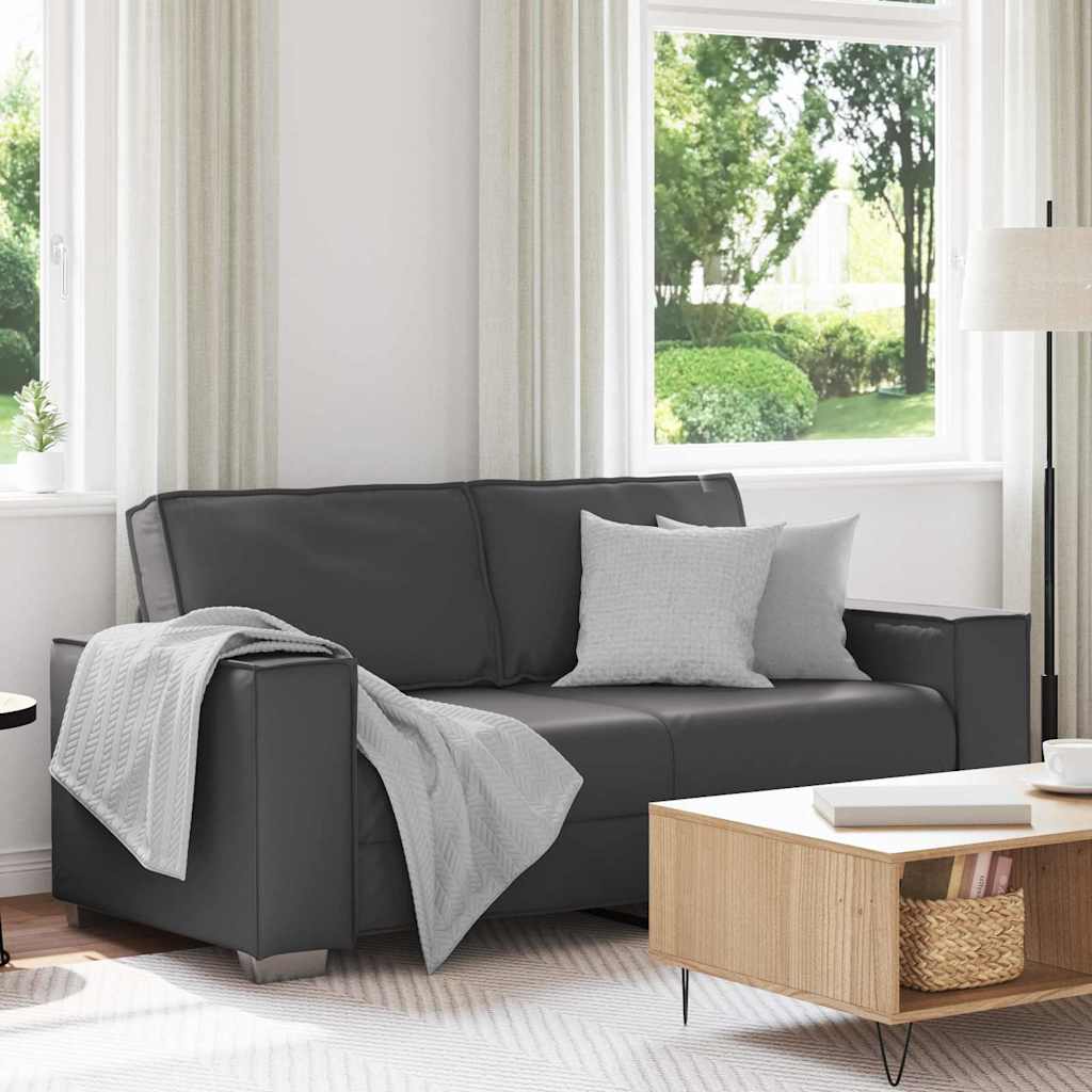 JUNG Vida Sofa Grau 180 x 80 x 84 cm Stoff