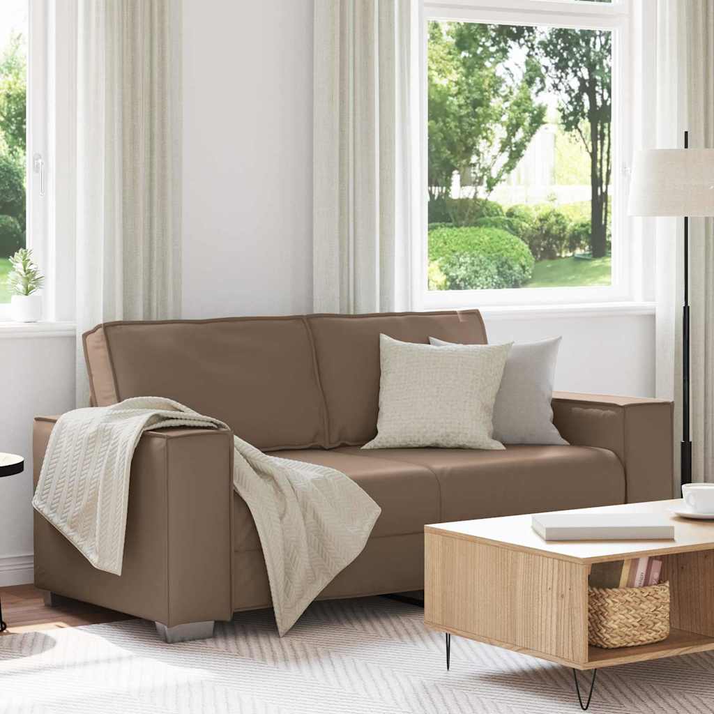 JUNG Vida Sofa Cappuccino 180 x 80 x 84 cm Stoff