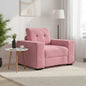 JUNG Vida Sessel Rosa 100x78x80 cm Samt