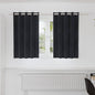 JUNG Vida Verdunkelungsvorhänge 2 pcs Schwarz 140 x 140 cm Samt