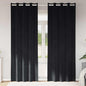 JUNG Vida Verdunkelungsvorhänge 2 pcs Schwarz 140 x 225 cm Samt