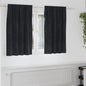 JUNG Vida Verdunkelungsvorhänge 2 pcs Schwarz 140 x 140 cm Samt