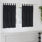JUNG Vida Verdunkelungsvorhänge 2 pcs Schwarz 140 x 140 cm Samt