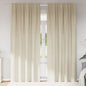 JUNG Vida Verdunkelungsvorhänge 2 pcs Creme 140 x 225 cm Samt