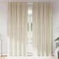 JUNG Vida Verdunkelungsvorhänge 2 pcs Creme 140 x 260 cm Samt
