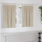 JUNG Vida Verdunkelungsvorhänge 2 pcs Creme 140 x 140 cm Samt