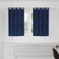 JUNG Vida Verdunkelungsvorhänge 2 pcs Dunkelblau 140 x 140 cm Samt