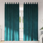 JUNG Vida Verdunkelungsvorhänge 2 pcs Dunkelgrün 140 x 245 cm Samt