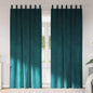 JUNG Vida Verdunkelungsvorhänge 2 pcs Dunkelgrün 140 x 260 cm Samt