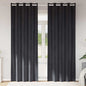 JUNG Vida Verdunkelungsvorhänge 2 pcs Dunkelgrau 140 x 225 cm Samt