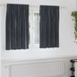 JUNG Vida Verdunkelungsvorhänge 2 pcs Dunkelgrau 140 x 140 cm Samt