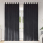 JUNG Vida Verdunkelungsvorhänge 2 pcs Dunkelgrau 140 x 245 cm Samt