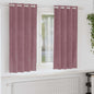 JUNG Vida Verdunkelungsvorhänge 2 pcs Dunkelrosa 140 x 175 cm Samt