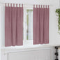 JUNG Vida Verdunkelungsvorhänge 2 pcs Dunkelrosa 140 x 175 cm Samt