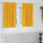 JUNG Vida Verdunkelungsvorhänge 2 pcs Senfgelb 140 x 140 cm Samt