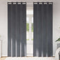 JUNG Vida Verdunkelungsvorhänge 2 pcs Hellgrau 140 x 225 cm Samt
