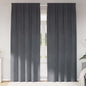 JUNG Vida Verdunkelungsvorhänge 2 pcs Hellgrau 140 x 260 cm Samt