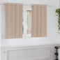 JUNG Vida Verdunkelungs-Vorhänge mit Ringen 2 pcs Taupe 140 x 140 cm