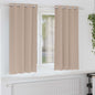 JUNG Vida Verdunkelungs-Vorhänge mit Ringen 2 pcs Taupe 175 x 140 cm