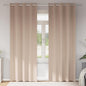 JUNG Vida Verdunkelungs-Vorhänge mit Ringen 2 pcs Taupe 260 x 140 cm