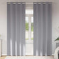 JUNG Vida Verdunkelungs-Vorhänge mit Ringen 2 pcs Hellgrau 225 x 140 cm