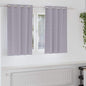 JUNG Vida Verdunkelungs-Vorhänge mit Ringen 2 pcs Metallic Grau