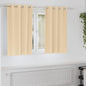 JUNG Vida Verdunkelungs-Vorhänge mit Ringen 2 pcs Creme 140 x 140 cm