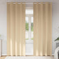 JUNG Vida Verdunkelungs-Vorhänge mit Ringen 2 pcs Creme 225 x 140 cm