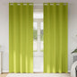 JUNG Vida Verdunkelungs-Vorhänge mit Ringen 2 pcs Grün 245 x 140 cm