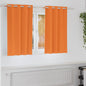JUNG Vida Verdunkelungs-Vorhänge mit Ringen 2 pcs Helles Orange