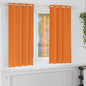 JUNG Vida Verdunkelungs-Vorhänge mit Ringen 2 pcs Helles Orange