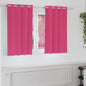 JUNG Vida Verdunkelungs-Vorhänge mit Ringen 2 pcs Helles Pink