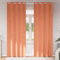 JUNG Vida Verdunkelungs-Vorhänge mit Ringen 2 pcs Terrakotta 245 x 140 cm