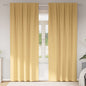 JUNG Vida Verdunkelungs-Vorhänge mit Ringen 2 pcs Beige 245 x 140 cm