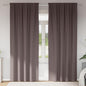 JUNG Vida Verdunkelungs-Vorhänge mit Ringen 2 pcs Dunkelbraun