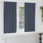 JUNG Vida Verdunkelungs-Vorhänge mit Ringen 2 pcs Anthrazit 175 x 140 cm