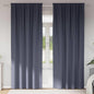 JUNG Vida Verdunkelungs-Vorhänge mit Ringen 2 pcs Anthrazit 245 x 140 cm