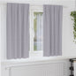 JUNG Vida Verdunkelungs-Vorhänge mit Ringen 2 pcs Metallic Grau