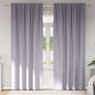 JUNG Vida Verdunkelungs-Vorhänge mit Ringen 2 pcs Metallic Grau